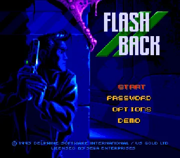 Flashback (Europe) (Rev A) screen shot title